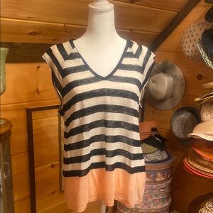 Hoss pullover lightweight cotton knit top